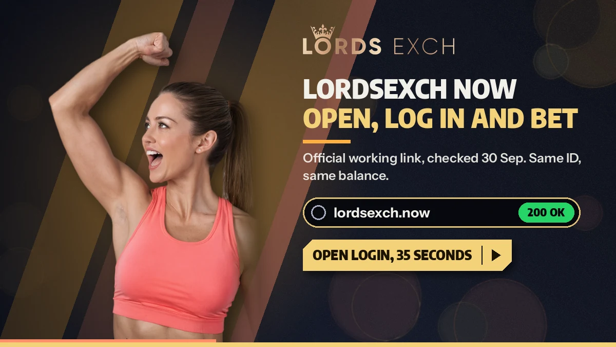 Lordsexch now address typed into a phone browser with the Lords Exchange lobby loading behind it